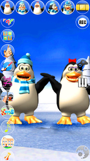 Talking Pengu & Penga Penguin - Virtual Pet Screenshot 2