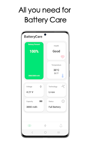 BatteryCare - battery health Screenshot 0