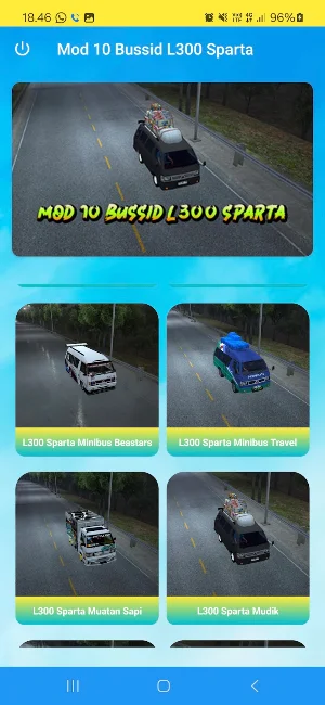 Mod 10 Bussid L300 Sparta Screenshot 1