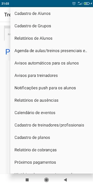 Treino Online for Coach Screenshot 2