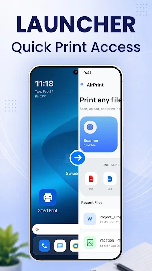 Smart Printer & Launcher Screenshot 1