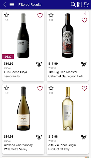 Wines and More Screenshot 2