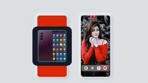 Galaxy Fold 3, Fold 2 Launcher Screenshot 1