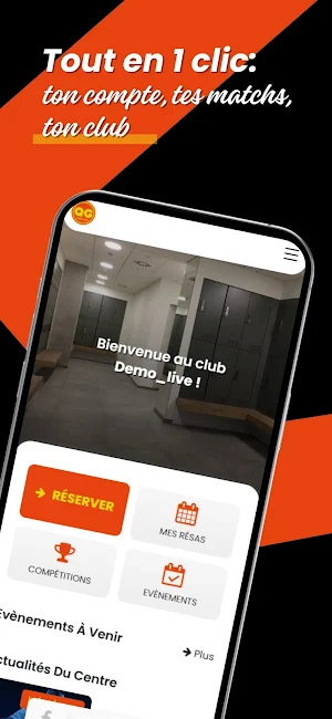 QG Padel Club Screenshot 1