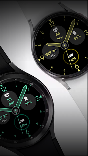 Thin - Analog watch face Screenshot 3