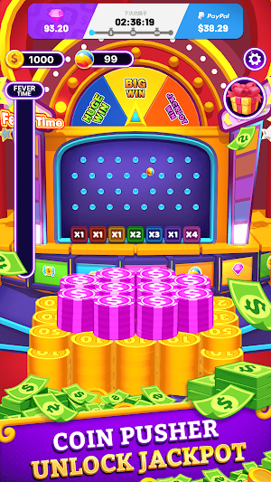 Coin Jackpot : Reward Pusher Screenshot 1