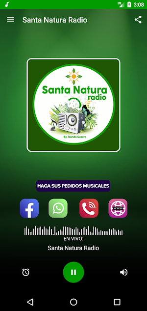 Santa Natura Radio Screenshot 1