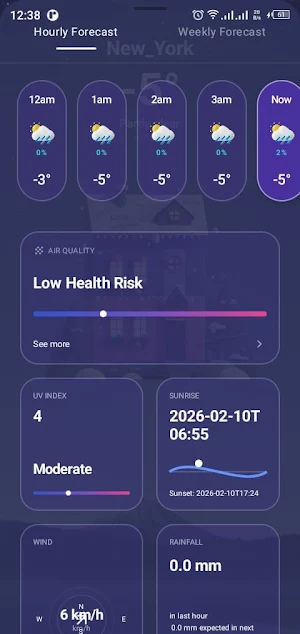 AmoTech Weather Screenshot 1