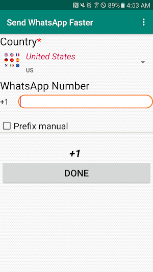 Send Whats Faster - Direct Chat Without Contact Screenshot 0