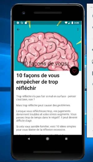 Comment arrêter de trop penser Screenshot 1