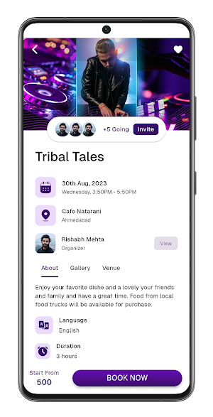Funatick: flutter app ui kit Screenshot 2