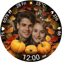 Autumn Photo Frames for WearOS