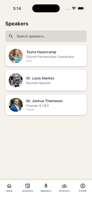 Rad Conferences Screenshot 2