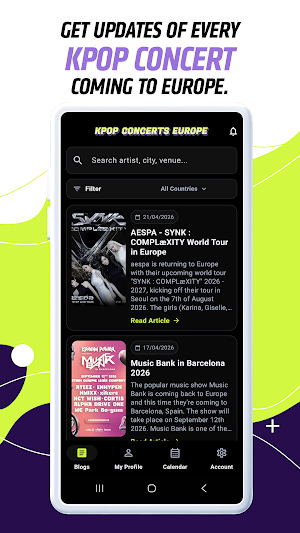 KCE App - KpopConcertsEurope Screenshot 0