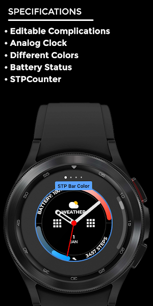 Night 38 - watch face Screenshot 3