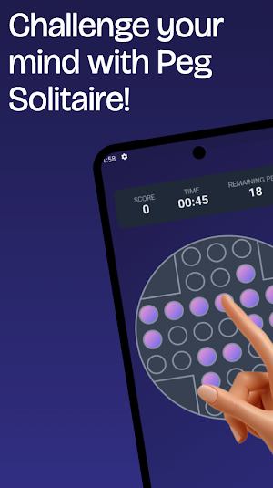 Peg Solitaire - Brainstorm Screenshot 1