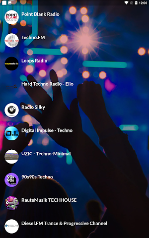 Techno Radios Live Screenshot 3