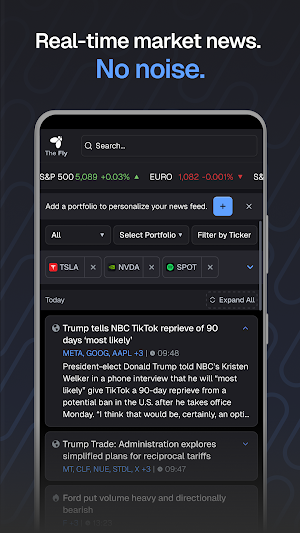 The Fly: Market Moving News Screenshot 0