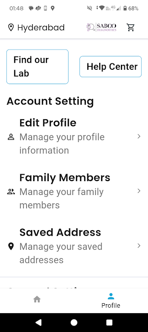 Saboo Home Health Screenshot 1