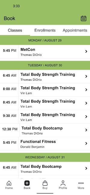 nuYu Fitness Screenshot 1