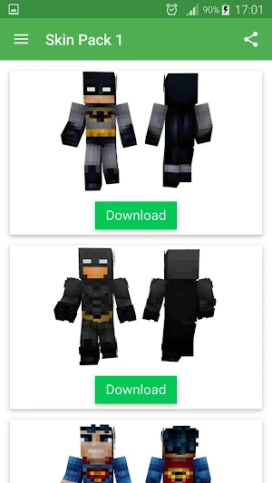 Skins Superhero for Minecraft Screenshot 1
