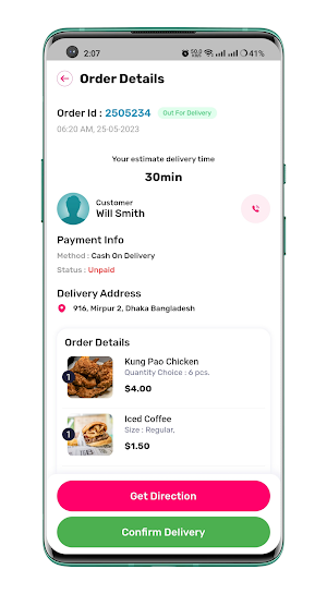 FoodKing - Delivery Boy Screenshot 1