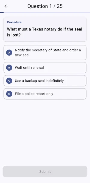 Notary Public State Exam Mastr Screenshot 1