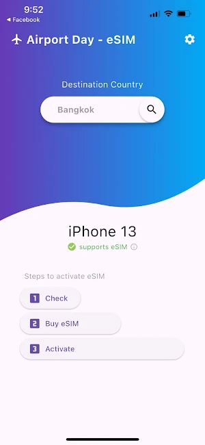 Airport Day eSIM Screenshot 0