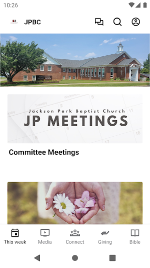 Jackson Park Baptist Church NC Screenshot 0