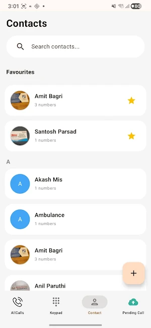 Call Manager Screenshot 2