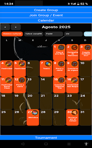 Quedada: Club Events & Chat Screenshot 2