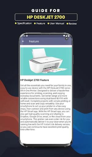HP DeskJet 2700 Printer Guide Screenshot 2