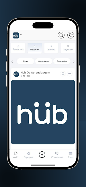 Hub de Aprendizagem Screenshot 1
