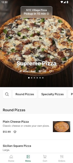NYC Village Pizza Screenshot 1