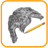 Draw Realistic Hair step by st