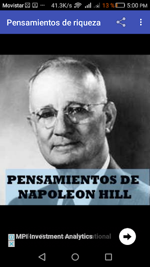 Napoleon Hill's Thoughts on Happiness Screenshot 0