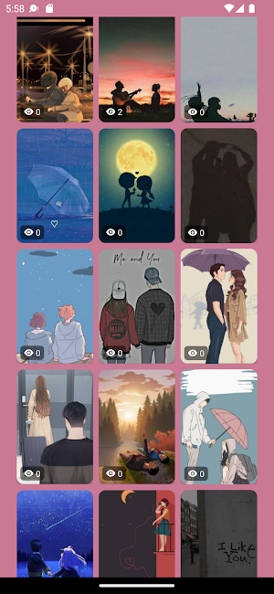 Romantic Anime Wallpapers Screenshot 3