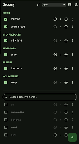 Akuu ShoppingLists Screenshot 0