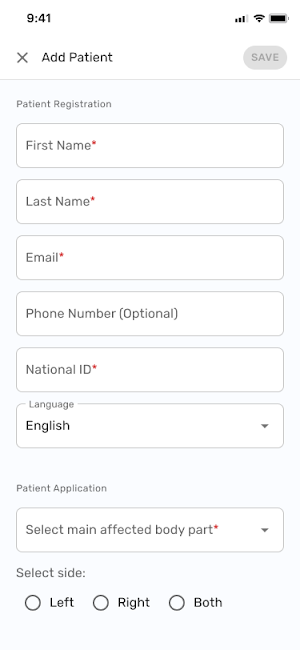 Wizecare Clinician Screenshot 3