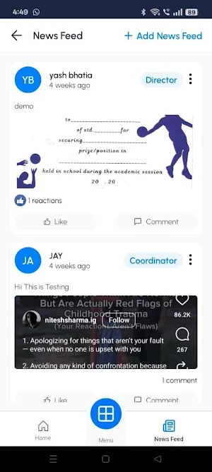 Schoollog Screenshot 2