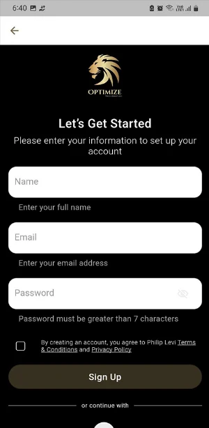 Optimize with Philip Levi Screenshot 1