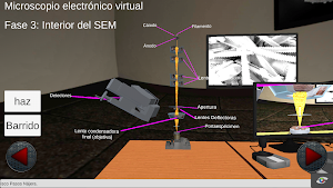 Microscopio electrónico virtual Screenshot 2