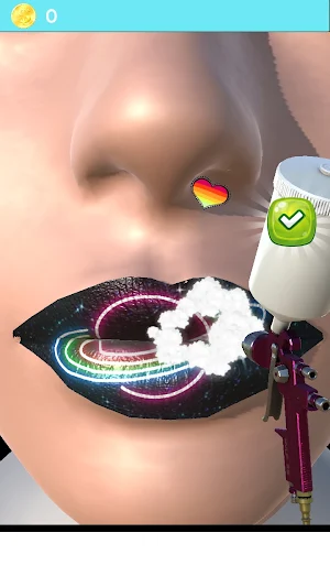Lip Art Lipstick Makeup Game Screenshot 1