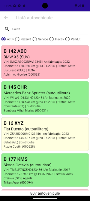 autoMinder - Management Flotă Screenshot 1