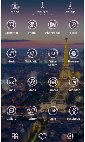 Beautiful Theme-Night in Paris Screenshot 2