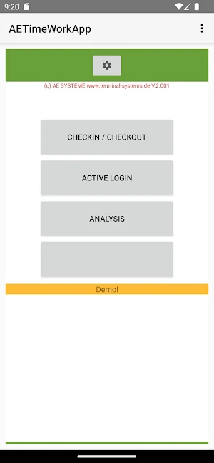 AE Time Work App Screenshot 0