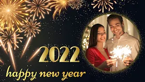Happy New Year Photo Frame 2022 - Photo Editor Screenshot 1