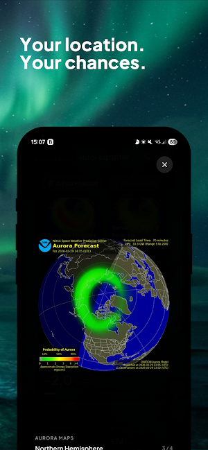 AuroraSpotter: Aurora Forecast Screenshot 3