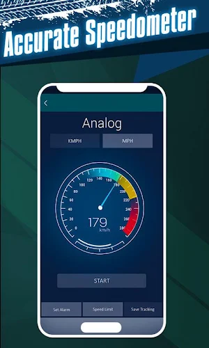 Speedometer: Car Heads Up Display GPS Odometer App Screenshot 2