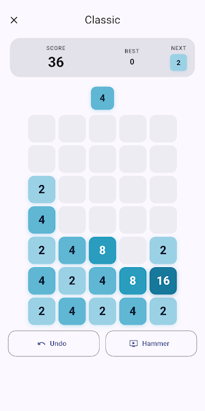 Dropnix: Number Drop Merge Screenshot 0